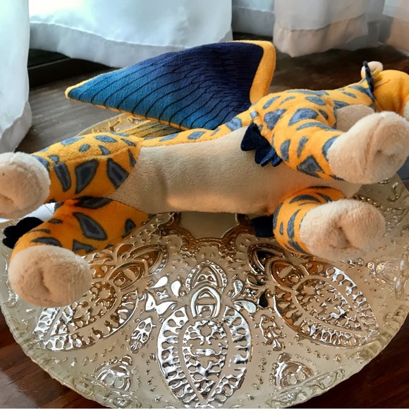 DISNEY Elana Of Avalon Skylar Flying Winged Leopard Cat Plush Stuffed Animal Toy - Picture 7 of 8